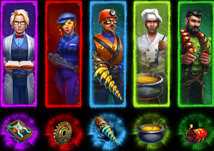 Символы слота Atlantis 